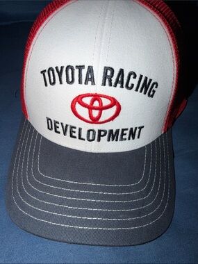 Toyota Racing Development Trucker Hat - White, Red, Gray